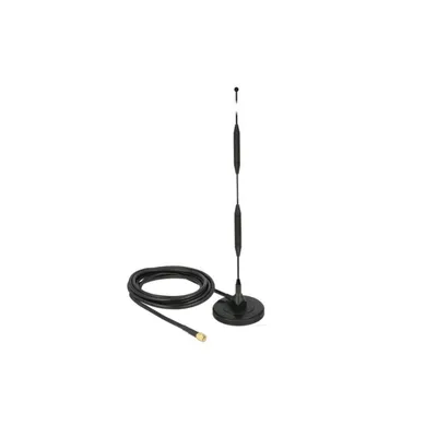 Produktbild von DeLOCK 12425, 5 dBi, 0.700 - 0.960 / 1.710 - 2.700 GHz, 50 Ohm, Omnidirektionale Antenne, SMA, Vertikale Polarisation