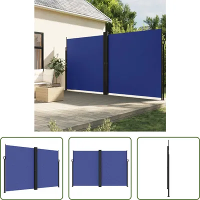 Produktbild von The Living Store Seitenmarkise Ausziehbar Blau 220x600 cm