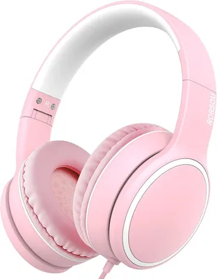 Produktbild von Over-Ear Kopfhörer mit Mikrofon,Leichtgewichtige klappbare Stereo-Bass mit 1,5 m Kabel (entangle),Kabelkopfhörer für Smartphone,Tablet,Computer,MP3/4