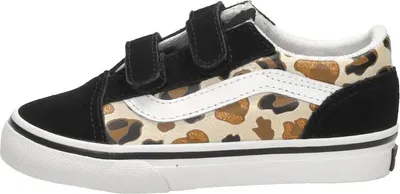 A side view of a single child's sneaker.