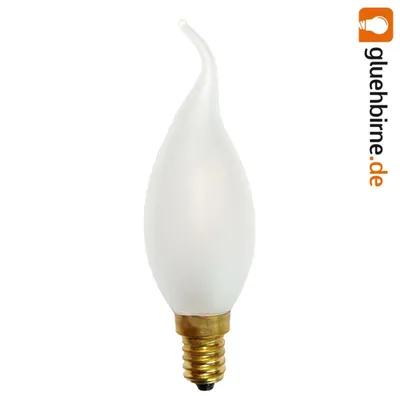 Image de LED Filament Coup de vent Bougie 2W = 25W MAT E14 230lm Lampe Avec Ampoule