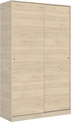 Immagine prodotto di Dmora Guardaroba 2 Ante Alyson 50x204h cm Marrone Rovere, Appendiabiti 2 Ante