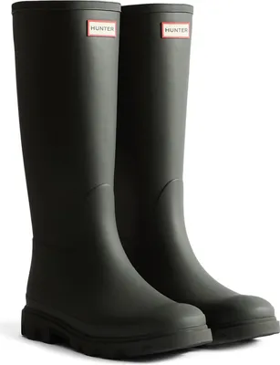 Produktbild von Hunter - Damen Gummistiefel "Downpour", Hoch geschnitten FS11567 (46 EU) (Dunkel-Olive)