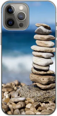 Produktbild von König Design Hülle kompatibel mit Apple iPhone 14 Plus Kunststoff Soft Handyhülle - Handy Case Steine