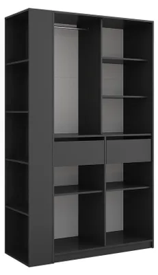 Produktbild von Kleiderschrank Vicco Elmo Anthrazit 50 x 200 cm 2er Set, Model 61338
