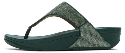 Image de Sandales FitFlop Lulu Shimmerglitz, couleur bleu, taille 37