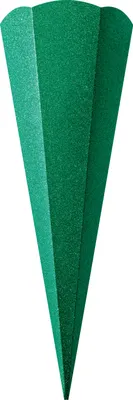 Produktbild von Schultüten-Rohling "Glitter", 68 cm Green