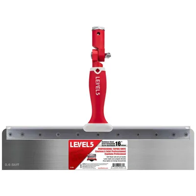 Produktbild von Level5 Profi Fassadenspachtel 406mm steife Klinge Edelstahl Offset Griff 5-388