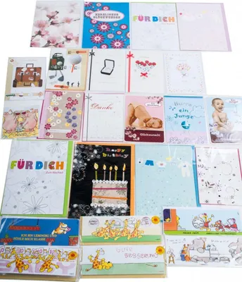 Image de 100 pcs. Cartes de vœux Cartes d'anniversaire pour diverses occasions
