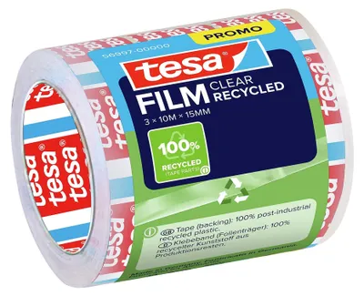 Produktbild von TESA 56997, 10 m, Transparent, 15 mm, 3 Stück(e)