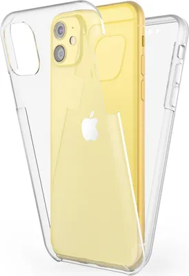 Image de NALIA Étui pour téléphone portable pour iPhone 11, protection intégrale de l'étui, étui bumper transparent