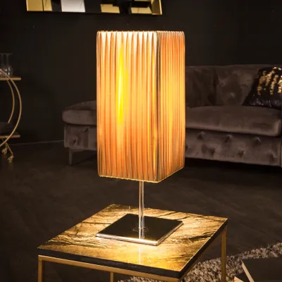 Produktbild von riess-ambiente Moderne Designer Tischlampe PARIS 43cm gold Tischleuchte Tischlampe Nachttischlampe Nachttischleuchte Lampe Leuchte