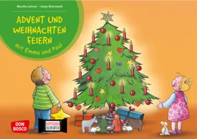 Produktbild von Advent und Weihnachten feiern mit Emma und Paul. Kamishibai Bildkartenset