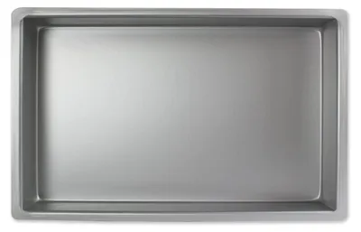 Produktbild von PME OBL07112 Längliche Aluminium-Backform 177 x 279 x 51 mm, Silver, 18 x 28 x 5