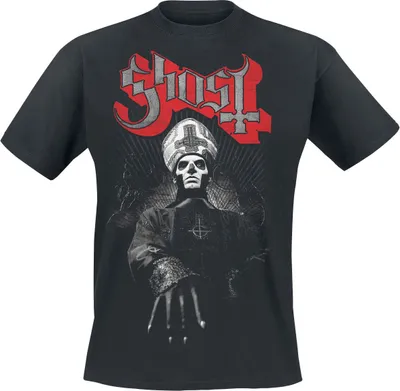 Produktbild von Ghost T-Shirt Uni Ring Photo schwarz Band-Merch, Bands 100% Baumwolle 3XL