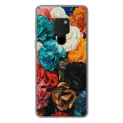 Produktbild von MuchoWow® Handyhülle Schutzhülle Hülle für Huawei P40 Lite Wand - Rosen - Abstrakt Silikon Softcase Handy Hülle - Handy