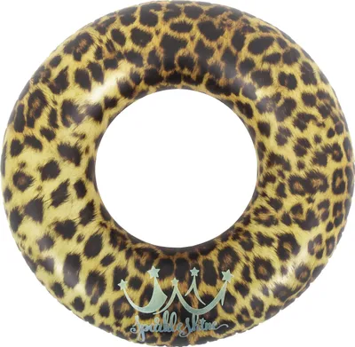 Produktbild von SunClub Schwimmring Leopard Ø 90 cm mit Sicherheitsventil im Animal-Print Design