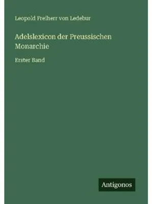 Zdjęcie produktu dla Adelslexicon der Preussischen Monarchie
