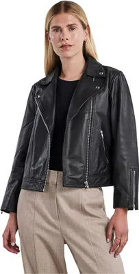 Produktbild von Yas Phil Lederjacke Schwarz XL Frau Schwarz XL