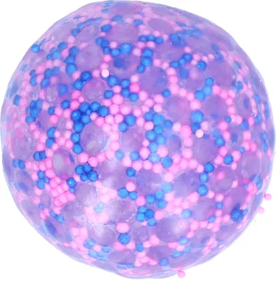 Immagine prodotto di Palla antistress, giocattolo per la decompressione dell'ansia da schiacciare per bambini dai 3 anni in su, viola
