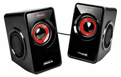 Produktbild von Mars Gaming MS1, Kabelgebunden, 10 W, 60 - 20000 Hz, Schwarz, Rot