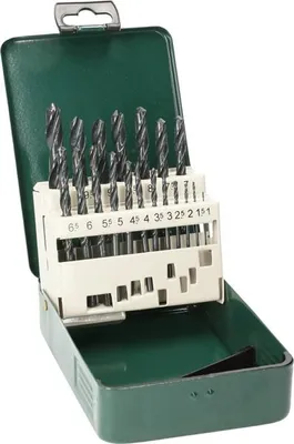 Produktbild von Metallbohrer-Set HSS-R, 19-teilig, 1 - 10 mm, Metallkassette