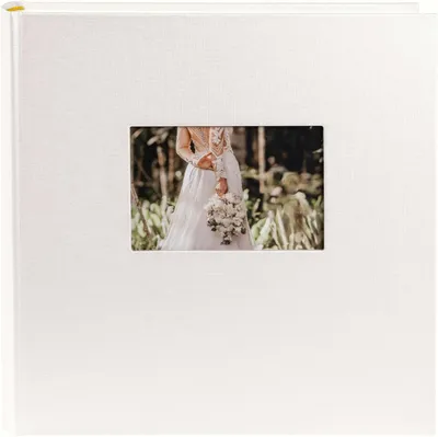 Productafbeelding van Goldbuch 31485, Wit, Kunstleer, 100 bladzijden, Dubbele binding, 10x15 cm, Wit