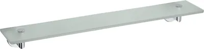 Produktbild von BOMEGA Glasablage Messing Chrom poliert 600x65x130 mm für Bad & Küche >> zum Bohren