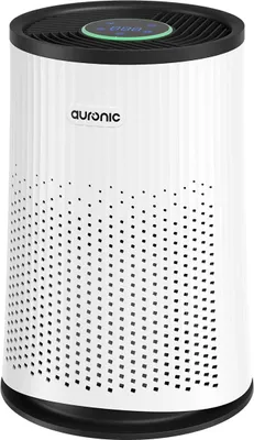 Produktbild von Auronic Luftreiniger Compact Pro mit HEPA 13 Filter, Ionisator und Aktivkohlefilter - Räume bis 30m² - CADR-Wert von 150m³/h - Air Purifier mit Aromatherapie - Weiß