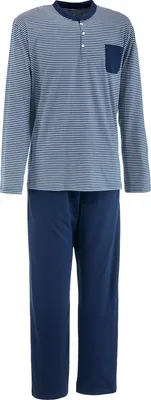 Produktbild von Erwin Müller Herren-Schlafanzug marine 48