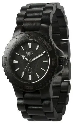 Produktbild von Wewood Holzuhr Uhr Damenuhr Armbanduhr DATE BLACK Holz-Armband