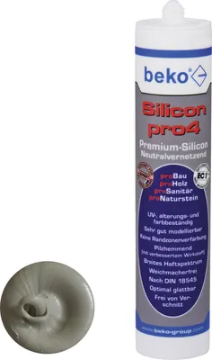 Produktbild von beko Silicon pro4 Premium 310 ml 27 Sanitärgrau