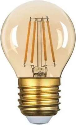 Produktbild von LED-Glühbirne E27 Glühfaden 4W G45 240° Dimmbar - Warmweiß 2300K - 3500K
