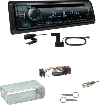 Produktbild von Kenwood KDC-BT560DAB Bluetooth Digitalradio Einbauset für Mercedes E-Klasse W124
