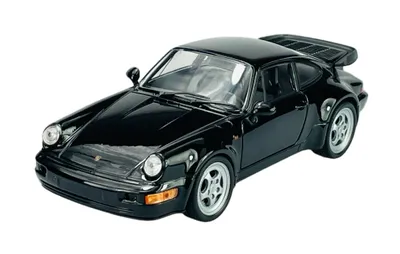 Obrázek produktu pro Welly Porsche 911 964 Turbo Black v měřítku 1:24 - model auta 24023