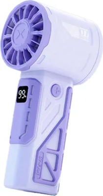 Produktbild von Handventilator für den Außenbereich bei heißem Wetter, 100 Gänge, stufenlose Geschwindigkeitsregelung, tragbarer Handventilator, Hochgeschwindigkeitsventilator für den Sommer