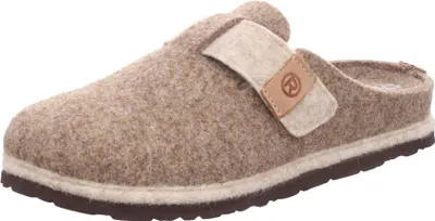 Produktbild von Rohde Damen-Softfilz-Pantoffel Beige-Braun, Farbe:beige/schlamm, EU Größe:40