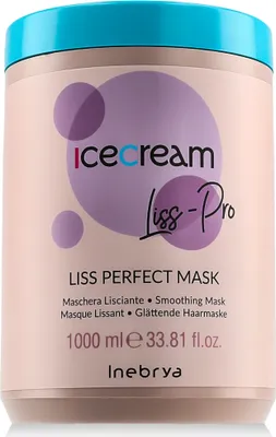 Produktbild von INEBRYA IceCream Liss Glättende Maske 1000ml