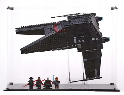 Obrázok produktu pre Čierna vitrína pre stavebnicu LEGO® Star Wars 75336 – Transportér Sýkos