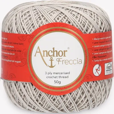 Immagine prodotto di Anchor Freccia 6 – Filato di cotone pregiato per lavori all'uncinetto (Colore 00397)