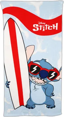 Produktbild von Disney Lilo und Stitch Mikrofaser Strandtuch  Badetuch XL 70x140 cm