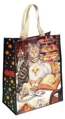 Immagine prodotto di Borsa della spesa con gatti "Brewed Prophecies" - Puckator