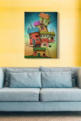 Obrázek produktu pro Wallity, Kanvas- TCR1282, Barevné, Výtisky na plátno, 50 x 70 cm, 100% plátno