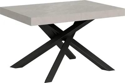 Produktbild von Ausziehtisch 140/244x90 cm Volantis Kaschmir Beine anthrazit
