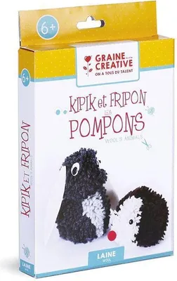 Produktbild von Kinderbox - Tiere aus Pompons
