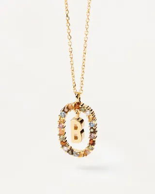 Produktbild von PDPAOLA Halskette LETTERS 18K gold plated silver gold
