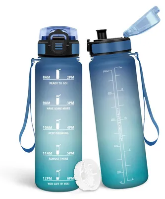Produktbild von Trinkflasche 500 ML, BPA-frei, Auslaufsicher, Blau, für Sport & Fitness