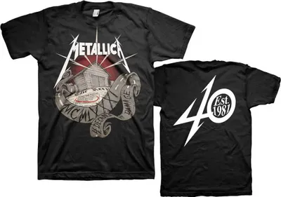 Produktbild von Metallica Uni T-Shirt: 40th Anniversary Garage