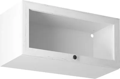 Produktbild von Küchenglasschrank 80 cm küche küchemöbel, Provence G80KS Weiß/Matt