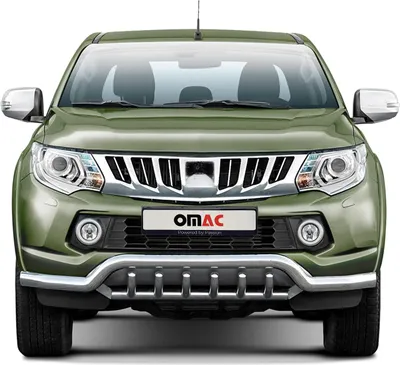 Produktbild von Frontschutzbügel Frontbügel für Mitsubishi L200 2015-2022 mit ABE Stahl Silber